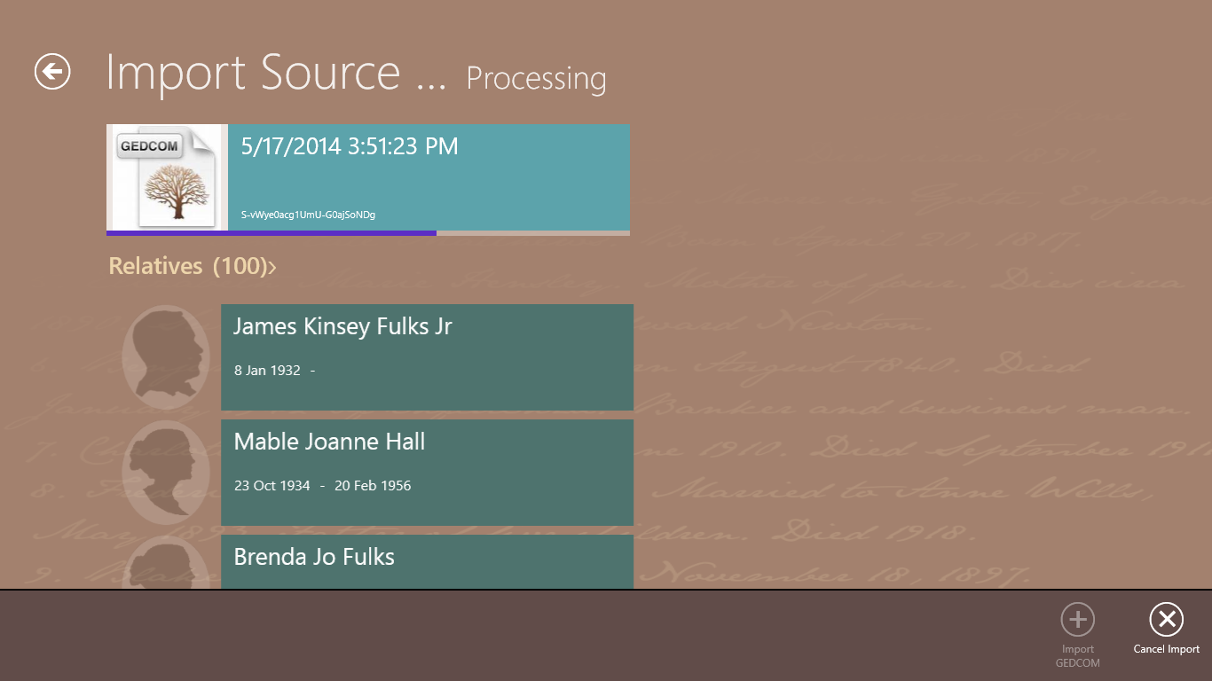Import Source